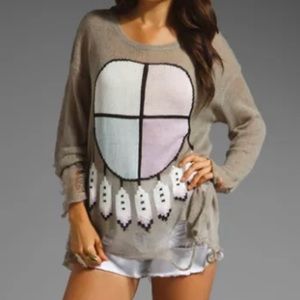 Wildfox Couture ✨ RARE ✨ White Label * Dream Catcher Lennon Sweater * Grey * S *